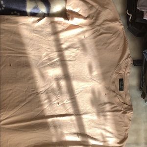 ZARA DISTRESSED T SHIRT